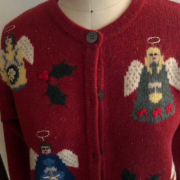 Vintage 90’s Christmas Angel sweater - Picture 2 of 3